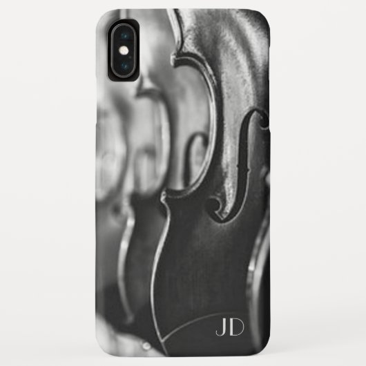 Violin Monogram Case-Mate iPhone Case (Achterkant)