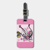 Violin Music Bagagelabel (Voorkant verticaal)