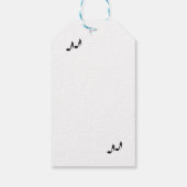 Violin Music Cadeaulabel (Achterkant)