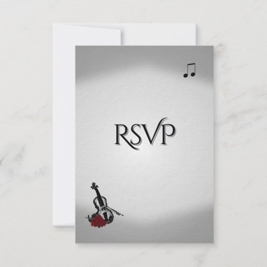 Violin Music Wedding RSVP (Dos)
