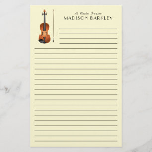 Violin Musician leraar String Orchestra Briefpapier