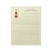 Violin Musician leraar String Orchestra Notitieblok (Gedraaid)