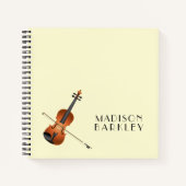Violin Musician leraar String Orchestra Notitieboek (Voorkant)