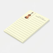 Violin Musician leraar String Orchestra Post-it® Notes (Schuin)