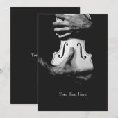 Violin muziek kaart (Voorkant / Achterkant)