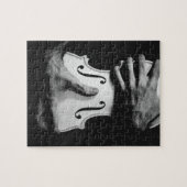 Violin muziek legpuzzel (Horizontaal)