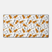 Violin Muzieknoten Bureaumat (Voorkant)