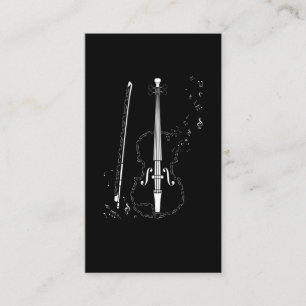 Violin Muzieknoten Instrument Musicianciënciste V Visitekaartje