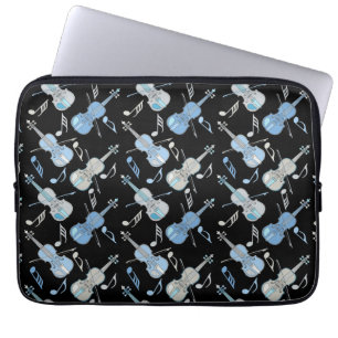 Violin Muzieknoten Laptop Sleeve