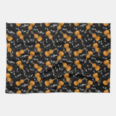 Violin Muzieknoten Theedoek (Horizontaal)