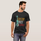 Violin not Violence Funny Orchestra Music Puns T-shirt (Voorkant volledig)