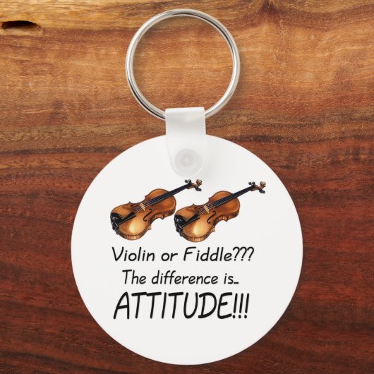 Violin of Fiddle? Sleutelhanger (Voorkant)