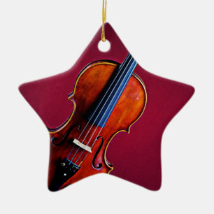 Violin of Viola Ornament Star