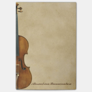 Violin on Parchment Kijk  naam Post-it® Notes