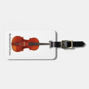 Violin Personaliseer Bagagelabel