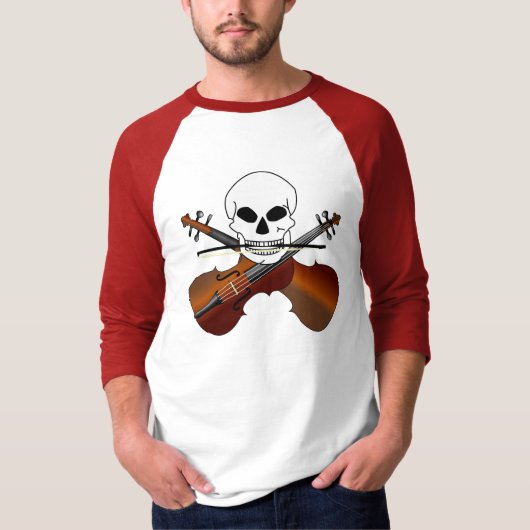 Violin Pirate T-shirt (Voorkant)