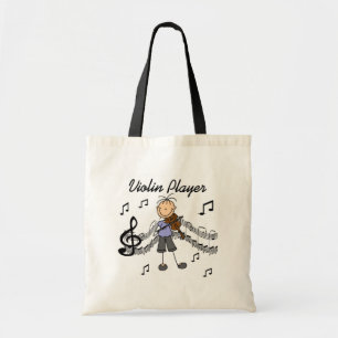 Violin Player Bag Tote Bag