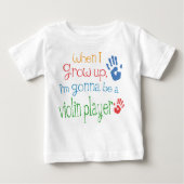 Violin Player (Future) Baby Baby T-Shirt (Voorkant)