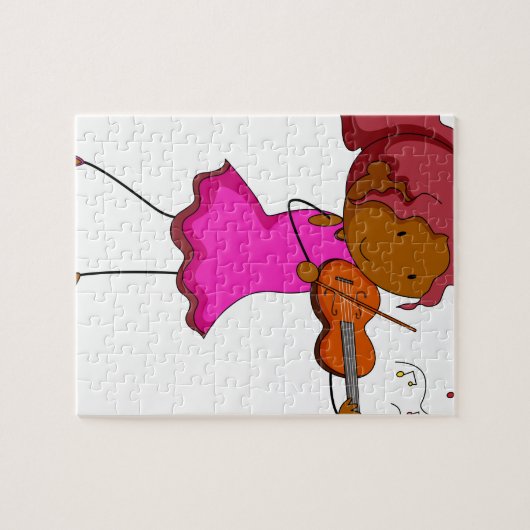 Violin player legpuzzel (Horizontaal)