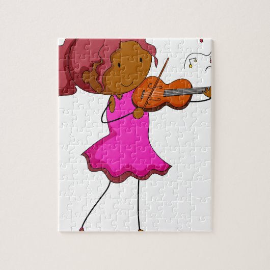 Violin player legpuzzel (Verticaal)