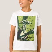 Violin Player Musical Notes T-shirt (Voorkant)