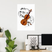 Violin Poster (Thuiskantoor)
