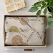 Violin Print Pattern Tissuepapier (Geschenk)