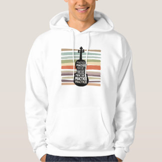 violin retro hoodie