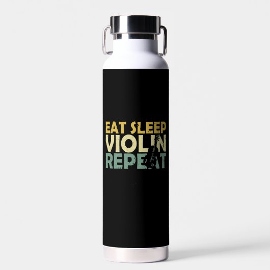 Violin Retro Waterfles (Voorkant)
