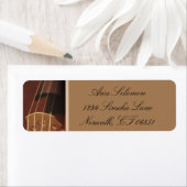 Violin Return Address Labels (Insitu)