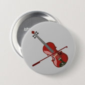 Violin Ronde Button 7,6 Cm (Voorkant /achterkant)