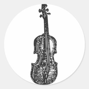 Violin Ronde Sticker