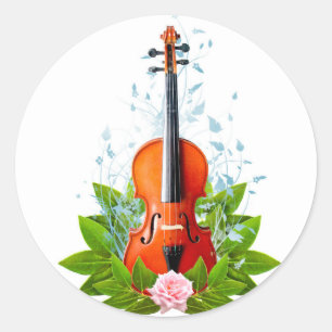 Violin Ronde Sticker