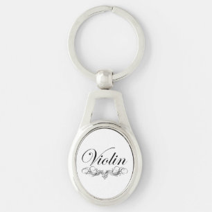 Violin Script Sleutelhanger