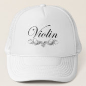 Violin Script Trucker Pet (Voorkant)