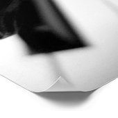 Violin Scroll over pianoketoetsen Poster (Hoek)