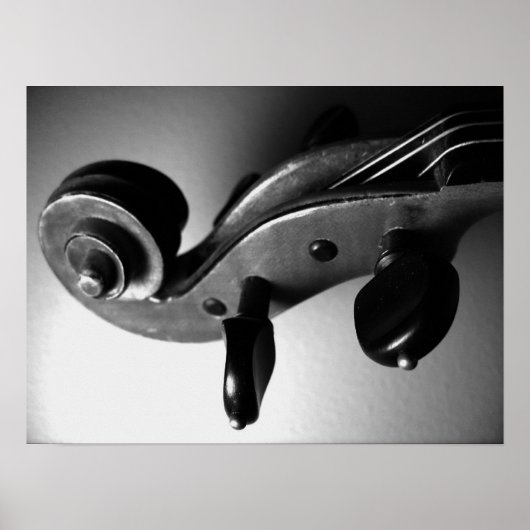 Violin Scroll Poster (Voorkant)
