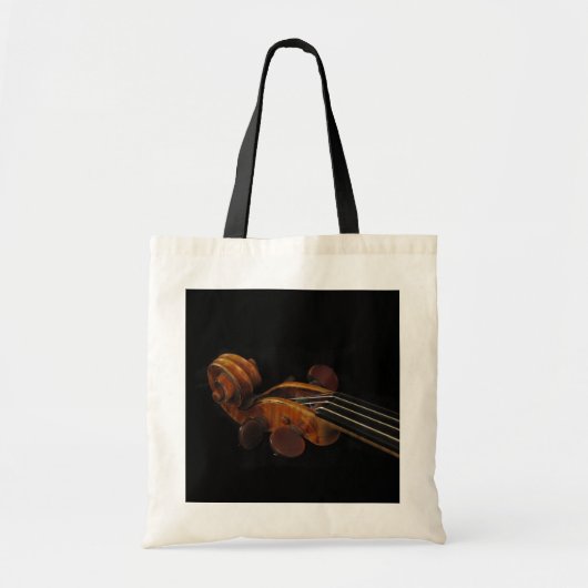 Violin Scroll Tote Bag (Voorkant)