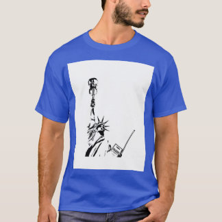 Violin Statue Graphic T-shirt