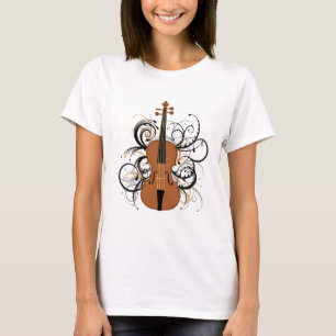 Violin Swirls T-shirt