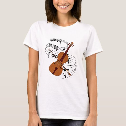 Violin T-shirt (Voorkant)