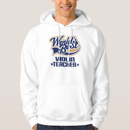 Violin Teacher Gift Hoodie (Voorkant)