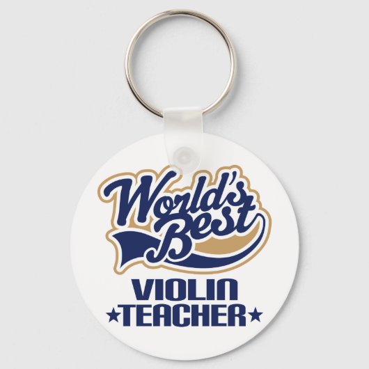 Violin Teacher Gift Sleutelhanger (Voorkant)