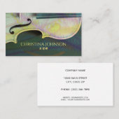 Violin Teacher Musiciste Artist Luthier Chinees Visitekaartje (Voorkant / Achterkant)