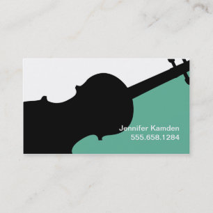 Violin Teacher Visitekaartjes