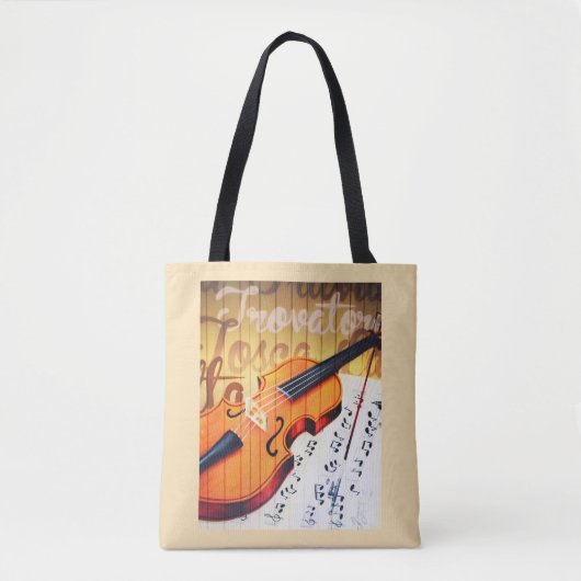 Violin Tote Bag (Voorkant)