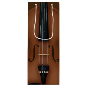 Violin Viola Detail klassieke muziek Wijn Cadeautas