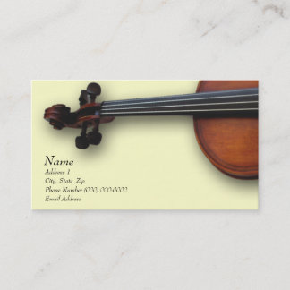 Violin Viola Visitekaartje voor de Violin Site
