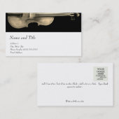 Violin Viola Visitekaartje voor de Violin Site (Voorkant / Achterkant)