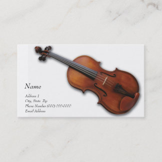 Violin Viola Visitekaartje voor de Violin Site